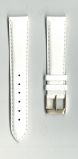 Ремень кожаный, 18 мм, Kroko (белый )