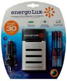 Супербыстрое зарядное устройство EnergoLux CHG02 + 4R6x2600mAh
