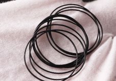 Набор резиновых круглых прокладок (черные, 10 шт.) Размер 27х0.8 мм.