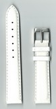 Ремень кожаный, 18 мм, Kroko (белый)