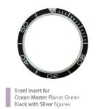 Безель (Bezel) Bezel Insert for Master Planet Ocean 40.90x32.70 Black