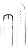 Ремень кожаный, 24 мм, Straps (классический) (белый)