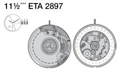 ETA 2897 D3 (DEKORATED) с запасом хода