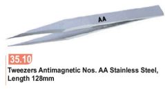 Антимагнитный пинцет AA (128мм.)