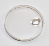 Сапфировое стекло для часов ROLEX (с линзой) 32.7 мм. (БРАК-скол, см. 2,3,4 фото)