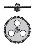 Редукционное колесо (большое) ETA 7750 (1482.7750.105552)