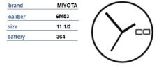Miyota 6M53 D6
