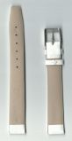 Ремень кожаный, 16 мм, Classik (белый)