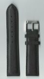 Ремень кожаный, 20 мм, Classic (черный, прошитый красной ниткой)