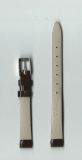 Ремень кожаный, 10 мм, Kroko (темно-коричневый)