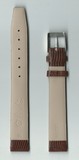 Ремень кожаный, 14 мм, Lezar (темно-коричневый, лакированный)